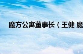 魔方公寓董事长（王健 魔方网CEO相关内容简介介绍）