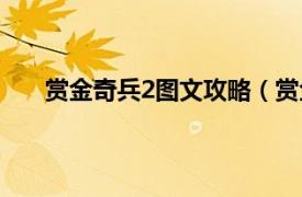 赏金奇兵2图文攻略（赏金奇兵2相关内容简介介绍）