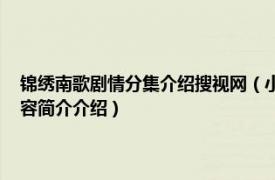 锦绣南歌剧情分集介绍搜视网（小辛 电视剧《锦绣南歌》中的角色相关内容简介介绍）