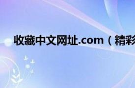 收藏中文网址.com（精彩网址收藏相关内容简介介绍）