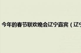 今年的春节联欢晚会辽宁嘉宾（辽宁卫视春节联欢晚会相关内容简介介绍）