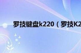 罗技键盘k220（罗技K270键盘相关内容简介介绍）