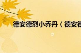 德安德烈小乔丹（德安德烈乔丹相关内容简介介绍）