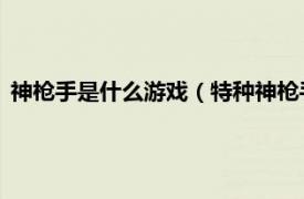 神枪手是什么游戏（特种神枪手 射击类游戏相关内容简介介绍）