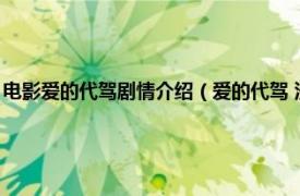 电影爱的代驾剧情介绍（爱的代驾 沙溢胡可主演微电影相关内容简介介绍）