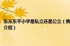 乐从东平小学是私立还是公立（佛山市顺德区乐从镇东平小学相关内容简介介绍）