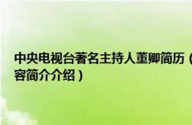 中央电视台著名主持人董卿简历（董卿 中国内地女主持人、制片人相关内容简介介绍）