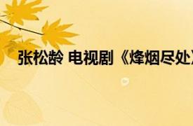 张松龄 电视剧《烽烟尽处》中的角色相关内容简介介绍