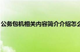 公务包机相关内容简介介绍怎么写（公务包机相关内容简介介绍）