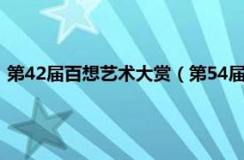 第42届百想艺术大赏（第54届百想艺术大赏相关内容简介介绍）