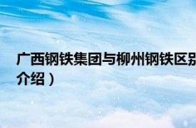 广西钢铁集团与柳州钢铁区别（广西柳州钢铁集团相关内容简介介绍）