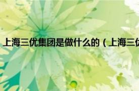 上海三优集团是做什么的（上海三优电子科技有限公司相关内容简介介绍）