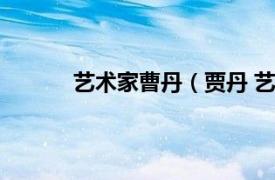 艺术家曹丹（贾丹 艺术家相关内容简介介绍）