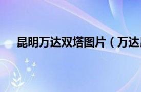 昆明万达双塔图片（万达昆明双塔相关内容简介介绍）