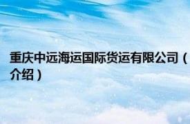 重庆中远海运国际货运有限公司（重庆中远国际货运有限公司相关内容简介介绍）