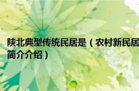 陕北典型传统民居是（农村新民居模式研究：以陕西关中民居为例相关内容简介介绍）