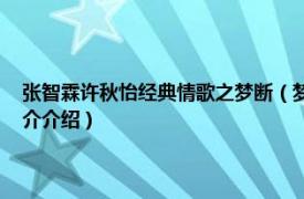 张智霖许秋怡经典情歌之梦断（梦断 张智霖、许秋怡演唱歌曲相关内容简介介绍）