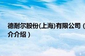 德耐尔股份(上海)有限公司（浙江耐尔集团有限公司相关内容简介介绍）