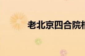 老北京四合院相关内容简介介绍