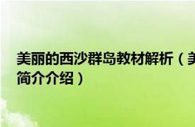 美丽的西沙群岛教材解析（美丽的西沙群岛 套装共4册相关内容简介介绍）