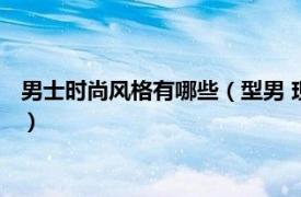 男士时尚风格有哪些（型男 现代时尚男士类型相关内容简介介绍）