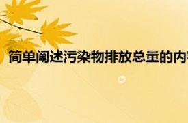 简单阐述污染物排放总量的内容（排放污染相关内容简介介绍）