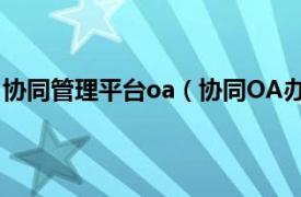 协同管理平台oa（协同OA办公管理系统相关内容简介介绍）