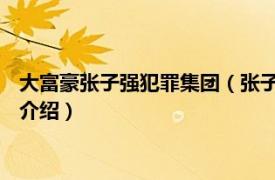 大富豪张子强犯罪集团（张子强 香港犯罪集团首脑相关内容简介介绍）