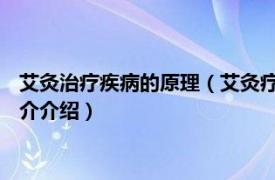 艾灸治疗疾病的原理（艾灸疗法 防治疾病的一种治法相关内容简介介绍）