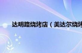 达明路烧烤店（美达尔烧烤 宁夏路店相关内容简介介绍）