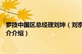 罗技中国区总经理刘坤（刘京京 罗技大中华区副总裁相关内容简介介绍）