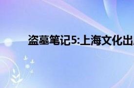 盗墓笔记5:上海文化出版社2011年出版图书简介