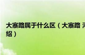 大寨路属于什么区（大寨路 河南省郑州市大寨路相关内容简介介绍）