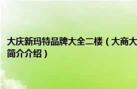 大庆新玛特品牌大全二楼（大商大庆新玛特购物休闲广场有限公司相关内容简介介绍）