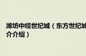 潍坊中经世纪城（东方世纪城 潍坊市东方世纪城楼盘相关内容简介介绍）