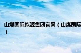 山煤国际能源集团官网（山煤国际能源集团华南有限公司相关内容简介介绍）