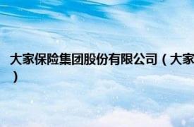 大家保险集团股份有限公司（大家保险集团有限责任公司相关内容简介介绍）