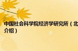 中国社会科学院经济学研究所（北京市社会科学院经济研究所相关内容简介介绍）