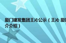 厦门建发集团王沁公示（王沁 厦门建发集团有限公司原总经理相关内容简介介绍）