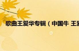 歌曲王爱华专辑（中国牛 王爱华演唱单曲相关内容简介介绍）