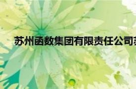 苏州函数集团有限责任公司苏州美罗商城相关内容简介介绍