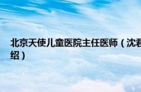 北京天使儿童医院主任医师（沈君 北京天使儿童医院医生相关内容简介介绍）