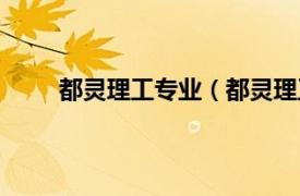 都灵理工专业（都灵理工学院相关内容简介介绍）