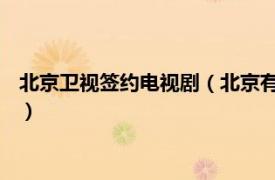 北京卫视签约电视剧（北京有约 剧情类电视剧相关内容简介介绍）