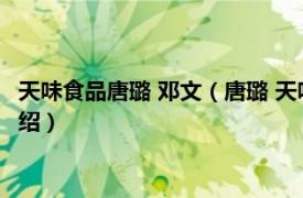 天味食品唐璐 邓文（唐璐 天味食品副董事长董事相关内容简介介绍）