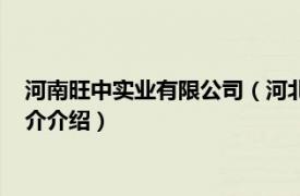 河南旺中实业有限公司（河北中旺食品集团有限公司相关内容简介介绍）