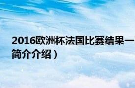 2016欧洲杯法国比赛结果一览表（2016年法国欧洲杯相关内容简介介绍）