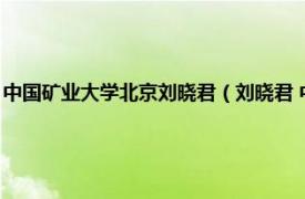 中国矿业大学北京刘晓君（刘晓君 中国矿业大学副教授相关内容简介介绍）