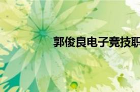 郭俊良电子竞技职业选手相关内容介绍