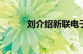 刘介绍新联电子董事的相关内容